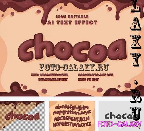 Chocoa Text Effect - HG985JH