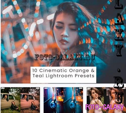 Cinematic Orange & Teal Lightroom Presets - 7DYKP4M