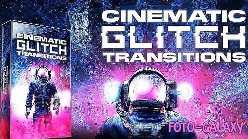 PRO Cinematic Glitch Transitions Pack 1631133 - Premiere Pro Templates