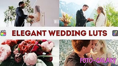 Videohive - Elegant Wedding LUTs 49623430 - Project For Final Cut & Apple Motion