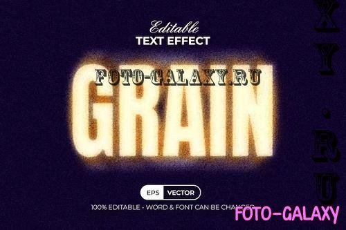 Grain Text Effect Noise Textured - 91670765