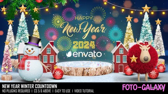 Videohive - New Year Winter Countdown 49781196 