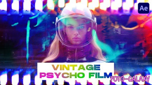 Videohive - Vintage Psycho Film Transitions | After Effects 49741550 