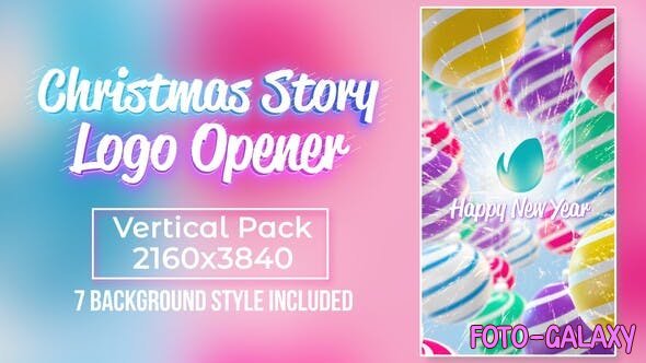 Videohive - Christmas Story Logo Opener 49751197 