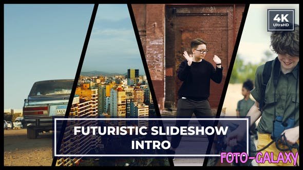 Videohive - Futuristic Multiscreen Slideshow | Split Screen Opener 49762698 