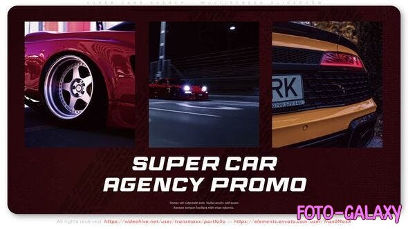 Videohive - Supercars Agency - Multiscreen Slideshow 49782761