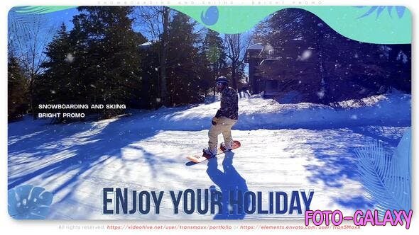 Videohive - Snowboarding and Skiing - Bright Promo 49801031 