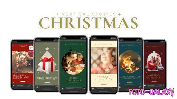 Videohive - Vertical Stories: Christmas 49817037 
