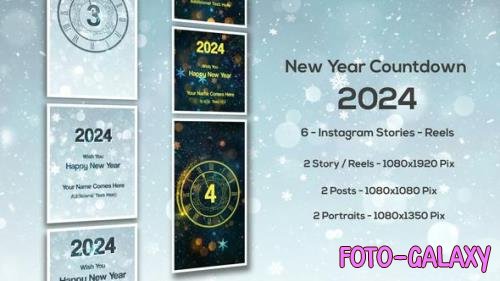 Videohive - New Year Countdown 2024 - Instagram Stories 49704213 