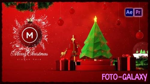 Videohive - Christmas Tree Logo Reveal 49723557 