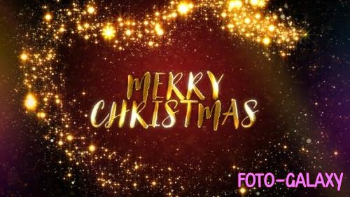 Videohive - Sparkles Particles and Creative Christmas Opener 49699763