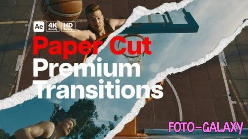 Videohive - Premium Transitions Paper Cut 49717425 