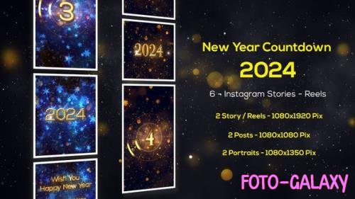 Videohive - New Year Countdown 2024 - Instagram Stories 49665276 