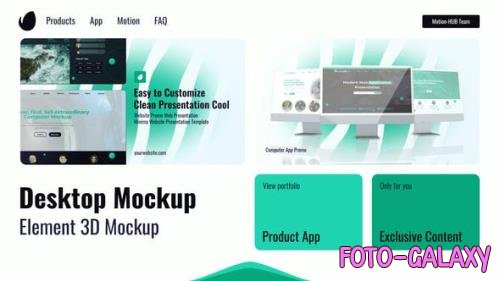 Videohive - Web Desktop Promo Mockup 49665882 