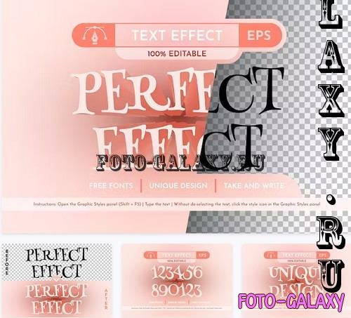 Perfect - Editable Text Effect - 91681737