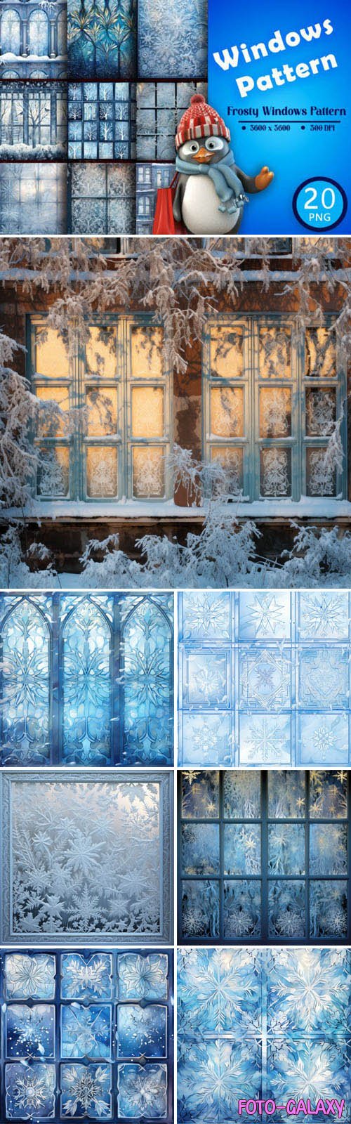 20 Frosty Windows Patterns