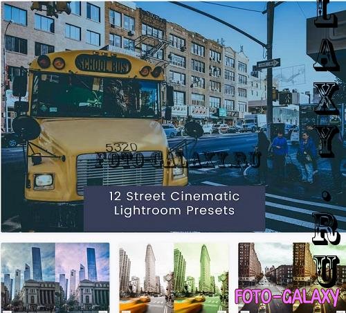 12 Street Cinematic Lightroom Presets - 3D32KF3