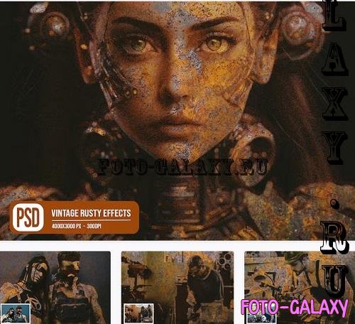 Vintage Rusty Photo Effects - FCZU8NT