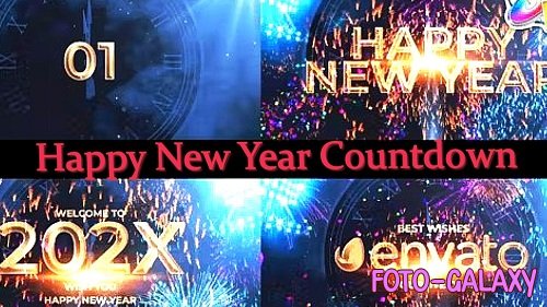 Videohive - Happy New Year Countdown 49761215 - Project For Final Cut & Apple Motion