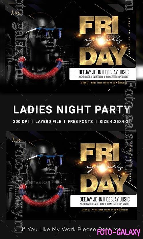 GraphicRiver - Ladies Night Club Flyer - 23139253