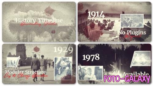 Videohive - History Timeline Documentary Slideshow 49907418 