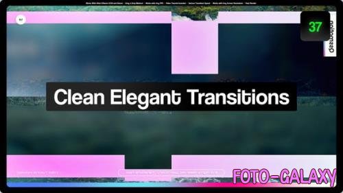 Videohive - Clean Elegant Transitions 49924913 