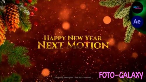Videohive - Merry Christmas and Happy New Year Greetings 49882375 