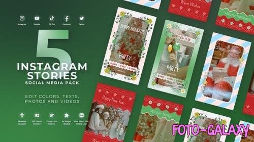 Videohive - New Year Vertical Reel - Christmas Story 49908017 