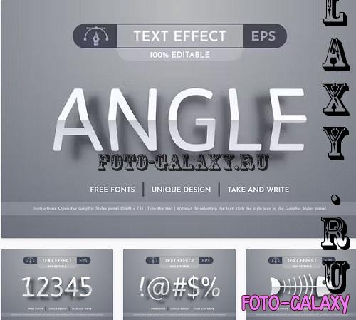 Angle Paper - Editable Text Effect - 42305459