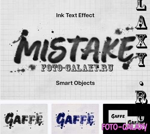 Ink Text Effect - 91720846
