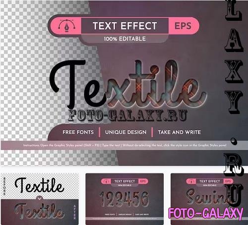 Tartan - Editable Text Effect - 91805349