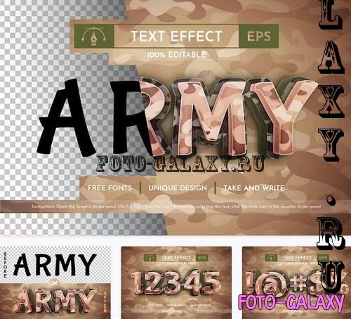 Army - Editable Text Effect - 91865942