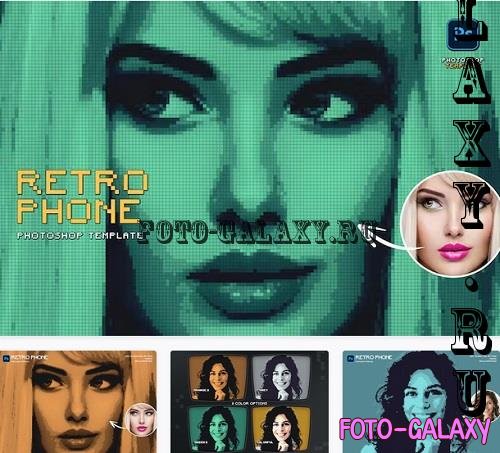 Retro Phone Photo Template - 91639418