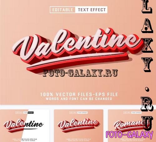 Valentine Editable Text Effect - AJXCGT9