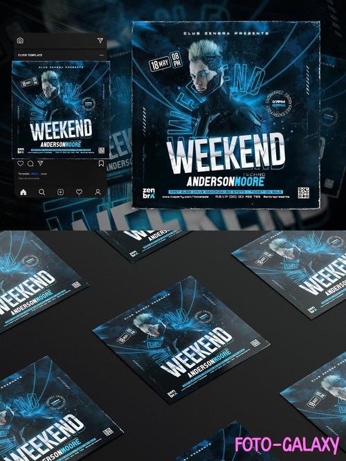 Night Club Party Flyer Template 