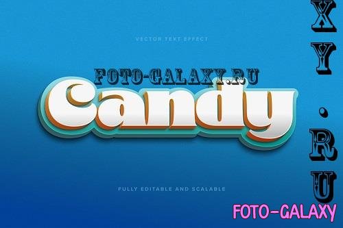 Candy Vector Text Effect - 7190920