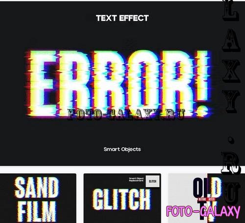 Sand Glitch Text Effect - AKXG43M