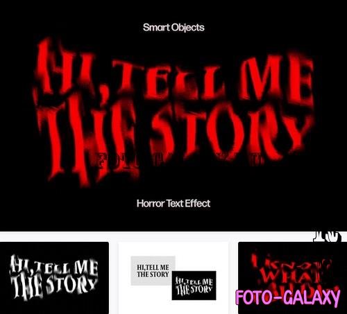 Halloween Horror Text Effect - 91895296