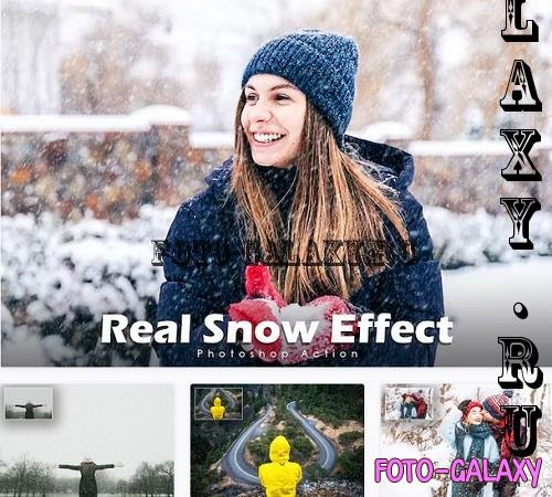 Real Snow Effect Photoshop Actions - YAVTN3M