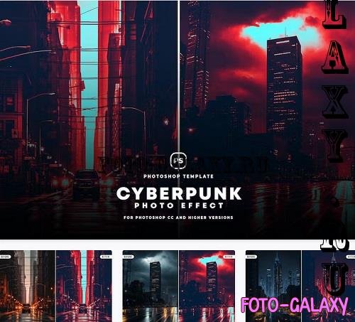 Cyberpunk Photo Effect - 343MSYH