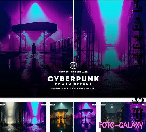 Cyberpunk Photo Effect - AJC668N
