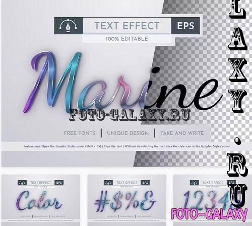 Marine - Editable Text Effect, Font Style - KMSPC85