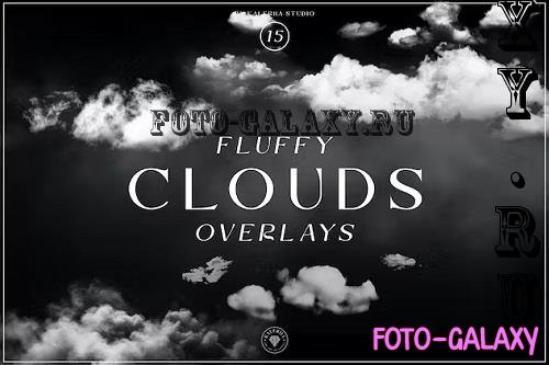 Fluffy Clouds Overlays - 64HRJ79