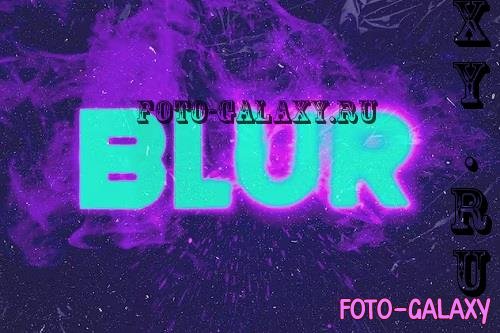 Blur Text Effect - H4XT5JB