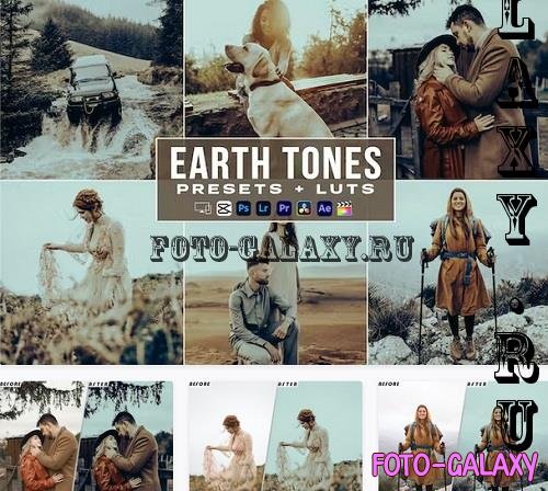 Earth Tones Video Luts Presets Mobile & Desctop - J6BN27A