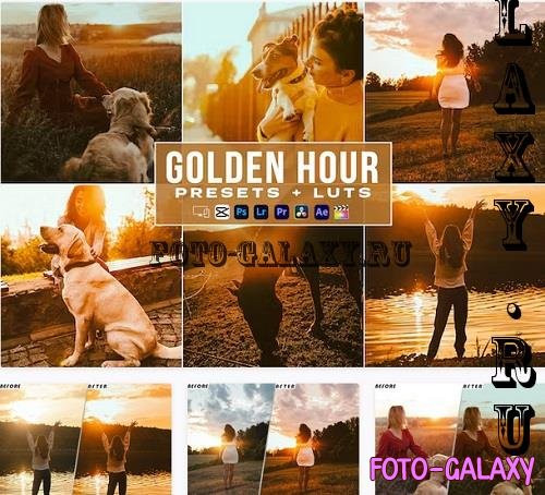 Golden Hour Video Luts Presets Mobile & Desctop - ZW3DBY3