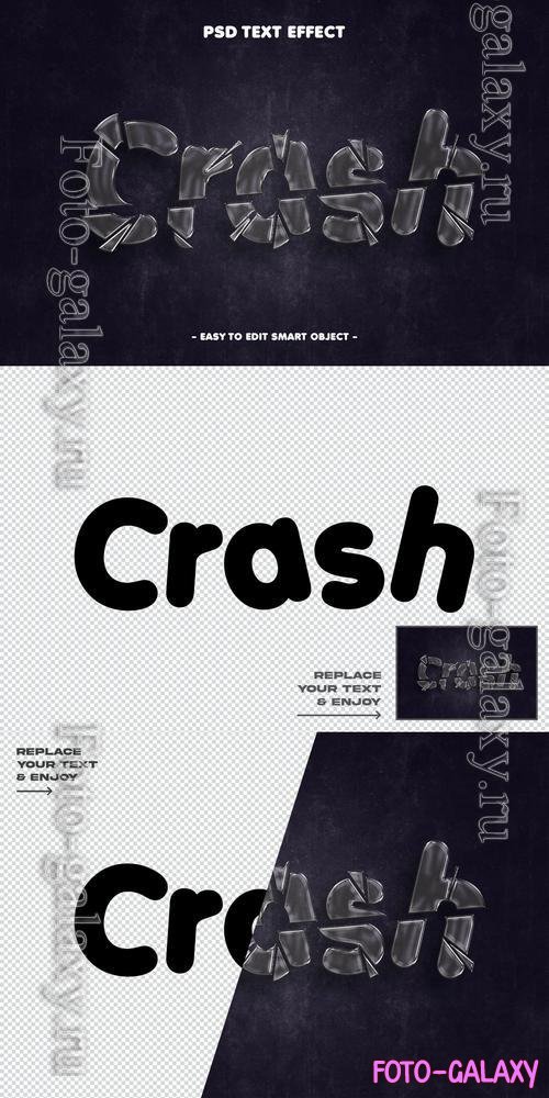 Crash Editable Psd Text Effect