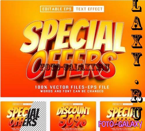 Special Offers Editable Text Effect - UU8YJJY