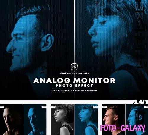 Analog Monitor Photo Effect - WC8ZDRH
