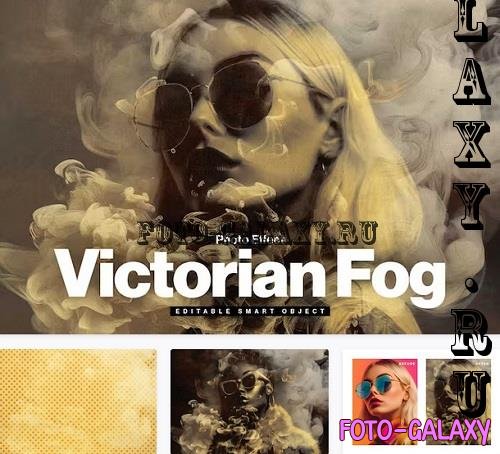 Vintage Victorian Fog Photo Effect Template - FY3GSYZ
